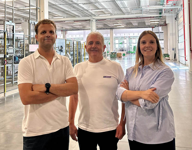 Nella foto da sinistra: Fabio Brentegani, Loredano Brentegani e Chiara Brentegani